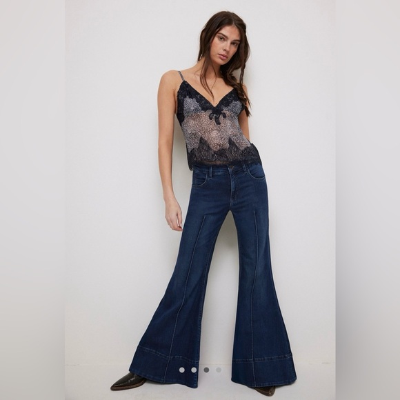 Free People Denim - NWOT Free People Lo Rosa Flare Jeans